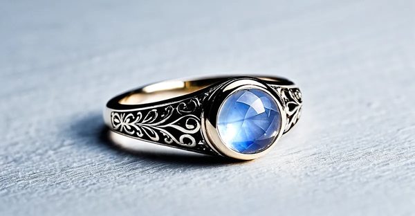 Bague pierre de lune bleue : élégance et symbolisme garanti